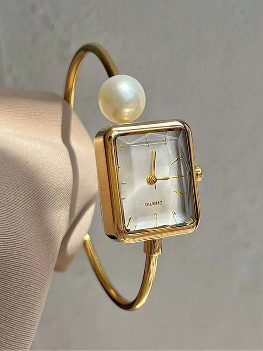 Women's Pearl Bracelet Watch