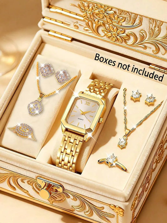 9-Piece Old Money Vintage Watch & Jewellery Set
