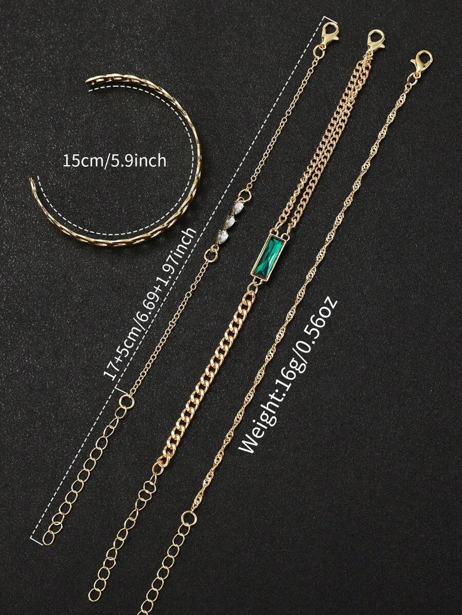 Old Money Watch & Bracelet Set | 5-Piece