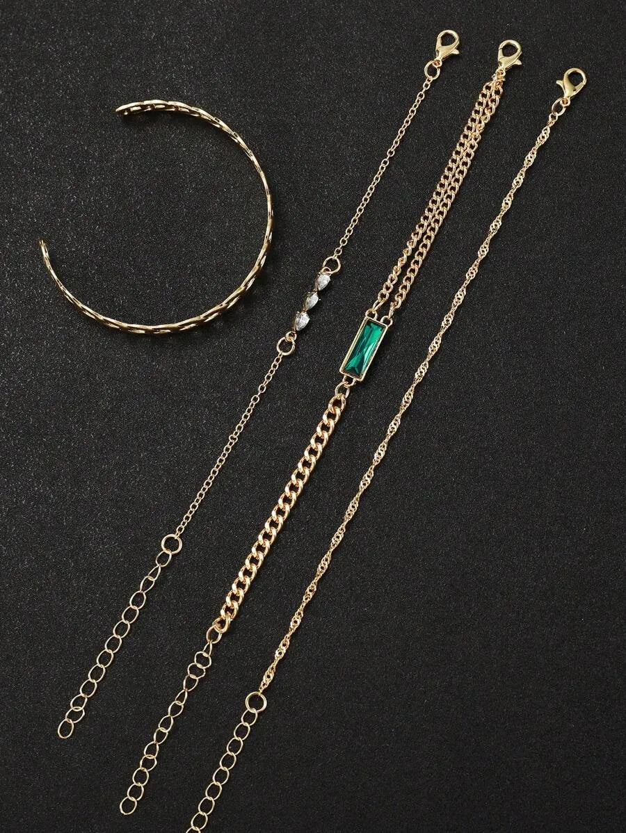 Old Money Watch & Bracelet Set | 5-Piece