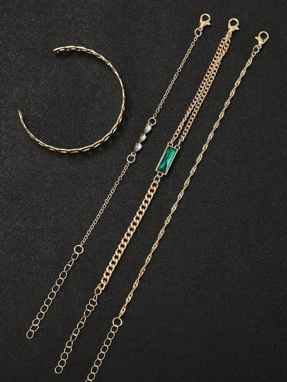 Old Money Watch & Bracelet Set | 5-Piece